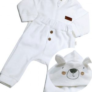 Ensemble 2 pièces Sweatshirt à capuche bébé Petit Ours et Pantalons 3 au 24 mois