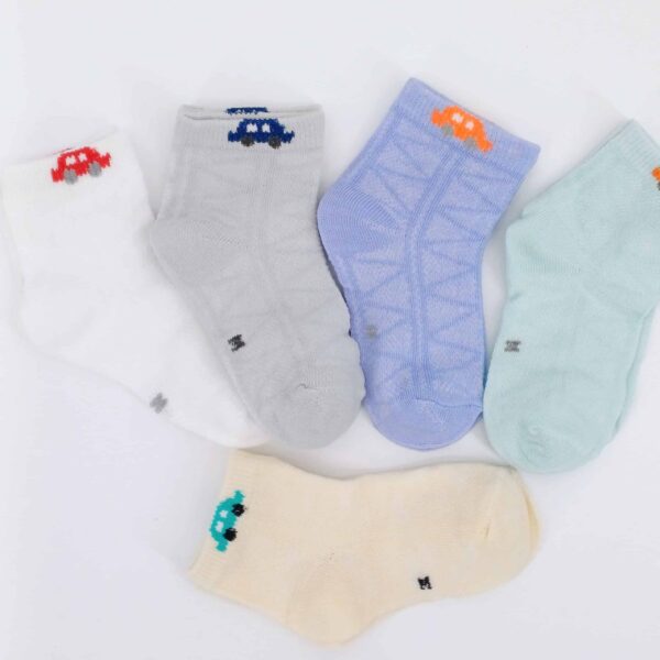 Lot de 5 paires de chaussettes pour enfant de 1 à 2 ans – Image 2