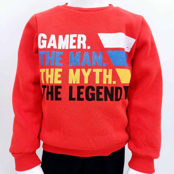 Découvrez l'ensemble garçon "Gamer. The Man. The Myth. The Legend." (5-8 ans) pour l'hiver. Confortable et stylé avec intérieur molletonné. Boutique pour enfants en Belgique.