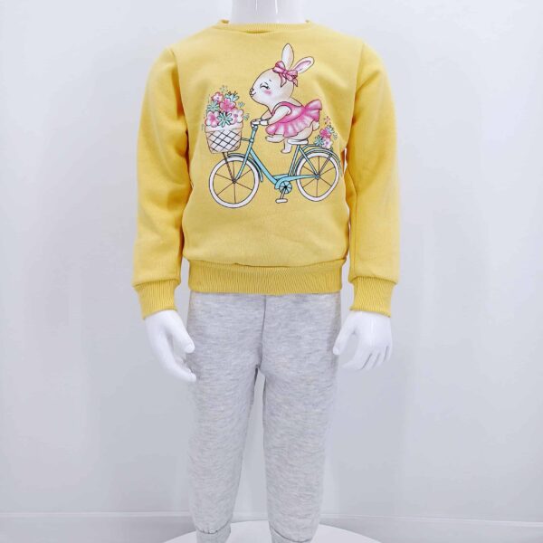 Pull fille en molleton – Douceur, fantaisie et chaleur (1-4ans) – Image 2