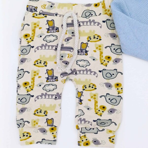 Ensemble bébé 3 pièces en coton avec body "The Dino", pantalon et bonnet, 3-18 mois