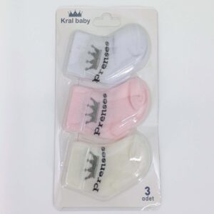 Lot de 3 paires de chaussettes pour nouveau-né