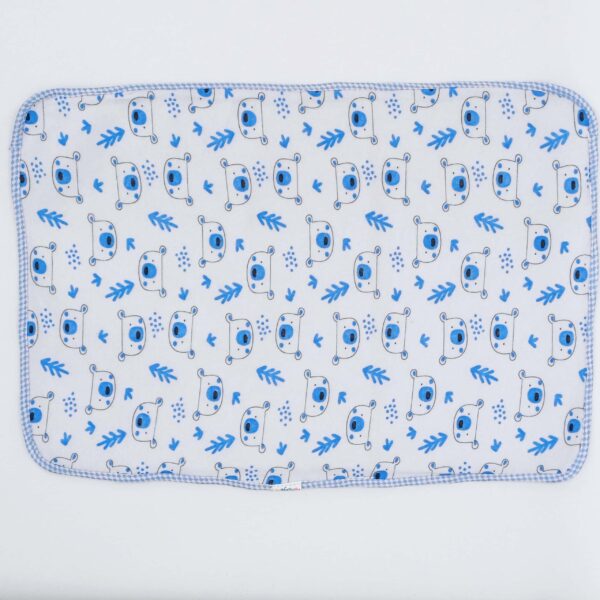 Protège-matelas bébé imperméable de 50x32 cm, en coton doux. Idéal pour protéger la literie en cas d'accidents.