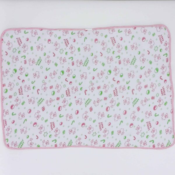 Protège-matelas bébé imperméable de 50x32 cm, en coton doux. Idéal pour protéger la literie en cas d'accidents.