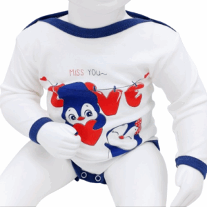 Adorable body pour bébés (0-3, 3-6, 6-9 mois)