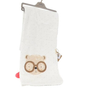 Couverture bébé chaude coton bio avec motif ourson Baby WOO