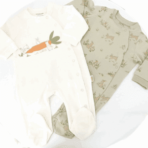 grenouillère coton bio bébé Cute Rabbit pressions